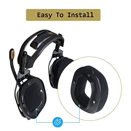 Comfort Velour Ear Pads Compatible with Astro A40 TR Headset