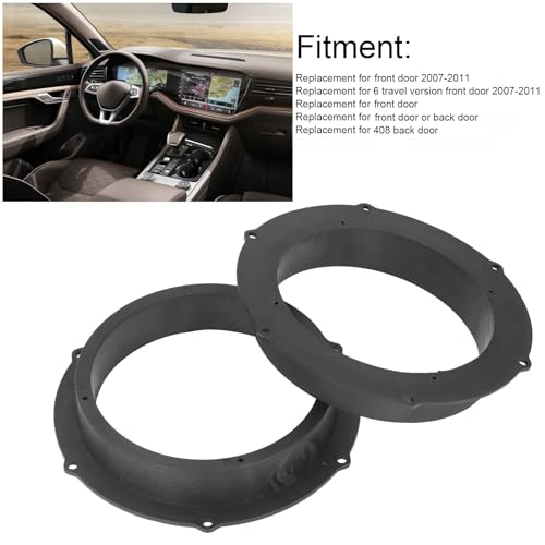 Audio Speaker Mounting Spacer, 2PCS Car Audio Mounting Spacer Ring Bracket Kit Speaker Sealing Gaskets Replacement for Front Door 2007‑2011