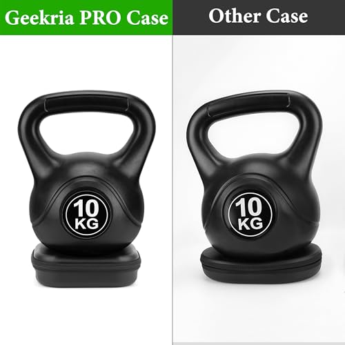 Geekria PRO Rugged Headphones Case Compatible with Bose QC Ultra II/SE/45/35 II Gaming Headset, Hard Shell, Durable, Multi-Layer Protection Travel Carrying Bag (Black)