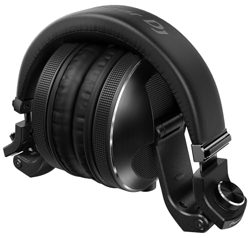 Pioneer DJ HDJ-X10 Flagship Over-Ear DJ Headphones - Black Bundle with Case, Stand, and Austin Bazaar Polishing Cloth - color: HDJ-X10, style: Black