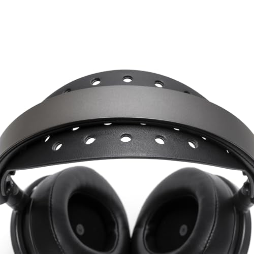 Maxwell Ear Pads + Wide Lambskin Headband Strap Compatible with Maxwell Wireless Gaming Headset, Premium Double-Sided Leather Handcrafted, Durable, Comfortable & Cooler