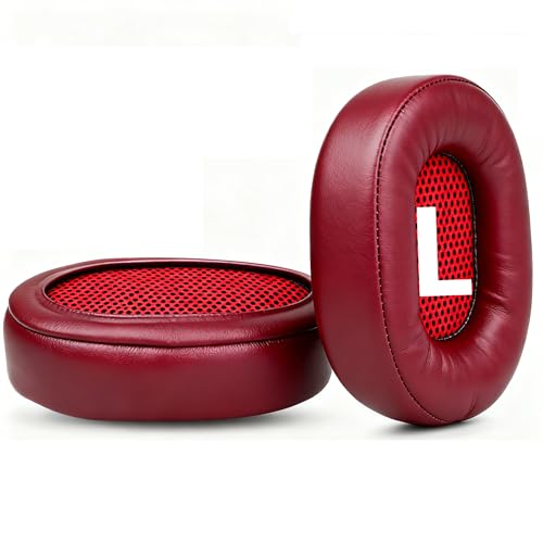 Force Recon 200 Replacement Ear Pads Cushions Compatible with Turtle Beach Ear Force Recon 200 100 150 Gaming Headset Protein Leather Accessories-Red - color: Red