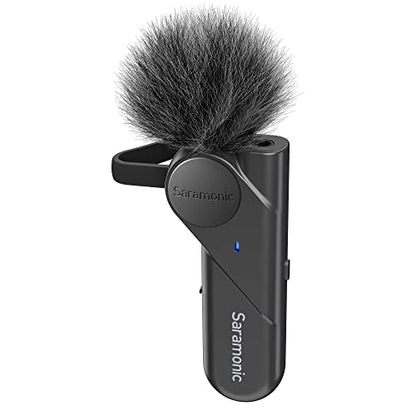 Saramonic BTW | Wireless Bluetooth Clip-On Microphone with 3.5mm Headphone Out & Noise Reduction for Computers, Smartphones, Tablets & More