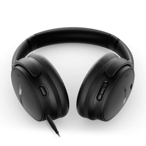 Bose QuietComfort Headphones - Wireless Bluetooth Headphones, Active Over Ear Noise Cancelling and Mic, USB-C Charging, Deep Bass, Up to 24 Hours of Playtime, Black - color: Black