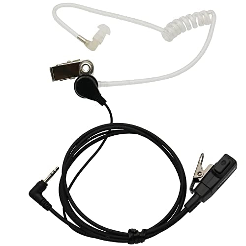 2.5mm Walkie Talkie Earpiece Compatible with Motorola Talkabout T200 T400 T600 T800 T260TP MH230R MR350R FRS/GMRS MS350R MT350R MG160A MH230TPR MS350R MJ270R 1-pin (10 Pack)