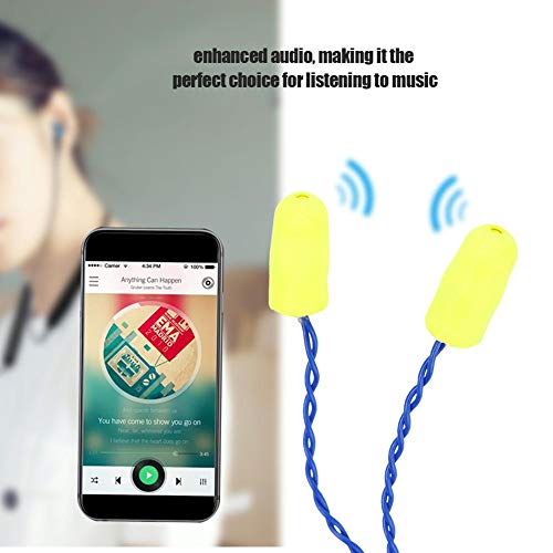 Auto Racing Mini Noise Reduction Foam Earbuds Mono Racing Speakers 1/8" Plug Safety Foam Earbuds Headphones for Hearing Noise Isolation