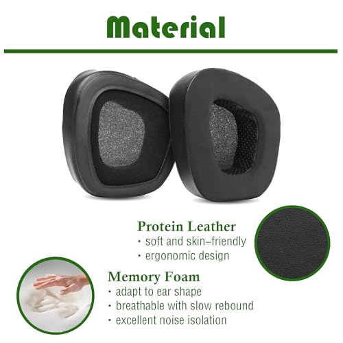 Void USB Earpads Replacement Cushion Compatible with Corsair Void/Void v2/Void Pro/Void Elite/Surround Wired & Wireless RGB USB Gaming Headsets Ear Pads with Cooling Gel