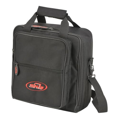 SKB Cases 1SKB-UB1212 UB Series 1212 Mixer Case, Padded Audio Equipment Bag for DJ Controller, Recorder and Studio Gear, 12 x 12 x 4 Inch, Black | Fits controllers recorders and studio equipment, doubles as gear-carrying solution, protects knobs and fader