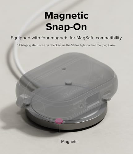 Ringke Onyx Magnetic for AirPods Pro 3 Case [Compatible with MagSafe] Oil & Dirt Resistant Feels Good in The Hand Non-Slip Lightweight Cover with Carabiner - Mint - color: Mint, size: AirPods Pro 3