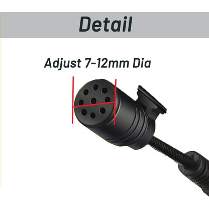6 Pack Headset Microphone Covers Foam - Lapel Headset Microphone Windscreen Sponge Foam - Microphone Windscreen Mini Foam Cover for Variety of Headset Microphone (Black)
