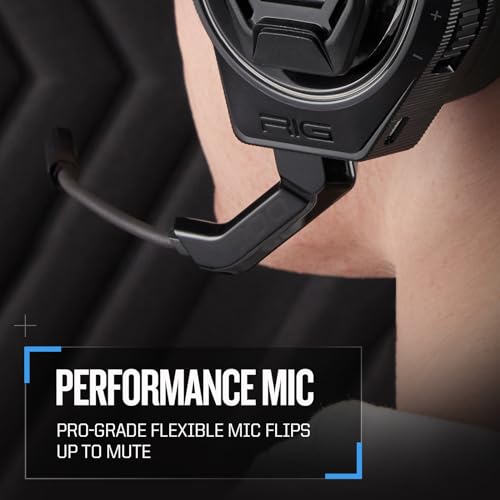 RIG 800 PRO HX Wireless Gaming Headset & Multi-Function Base Station Xbox | Officially Licensed for Xbox Series X|S, Xbox One, PC - Dolby Atmos 3D Audio - 60 Hour Battery - Flip-to-Mute Mic