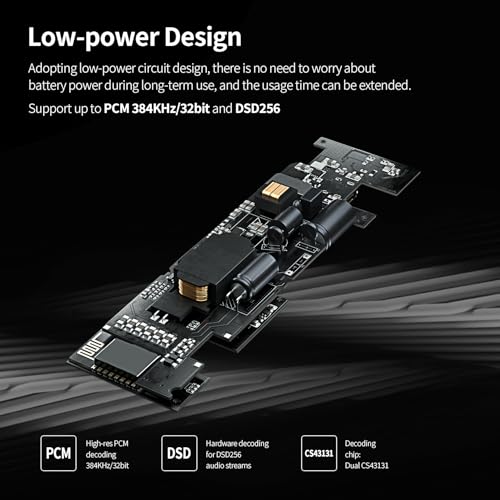 YINYOO TRI TK1 USB C DAC Headphone Amp Mini Amplifier, USB C to 3.5mm 4.4mm Amp with Dual CS43131 Decoder, Headphone Splitter Portable IEM DAC for KZ ZS10 PRO in Ear Monitor (Lighting-Jack - style: Lighting-Jack