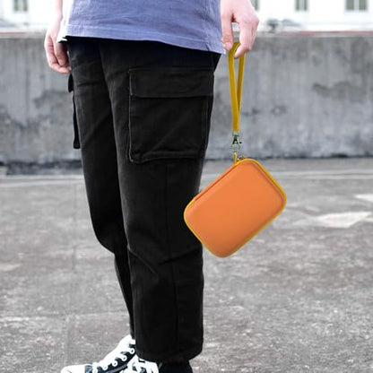 PAIYULE Travel Carrying Case for R36S RG353V RG353VS Handheld Game Console - color: Orange, style: For R36s