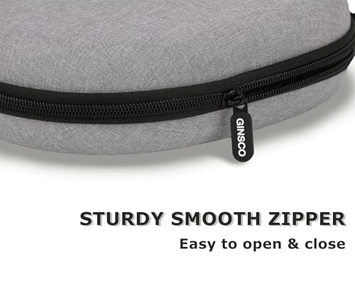 Ginsco Universal Headphone Case Compatible with JBL Tune 510BT 720BT, Sony WH-CH 720N/WH-CH520, with Sony/JBL/Soundcore Q20i Q30/BERIBES/TOZO/KVIDIO etc Wireless Headphones Gray - color: Gray