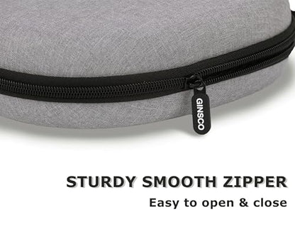 Ginsco Universal Headphone Case Compatible with JBL Tune 510BT 720BT, Sony WH-CH 720N/WH-CH520, with Sony/JBL/Soundcore Q20i Q30/BERIBES/TOZO/KVIDIO etc Wireless Headphones Gray - color: Gray