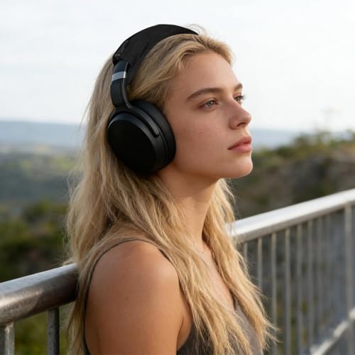 Adhiper Headphone Headband Cushion Cover for Sennheiser HD450BT, HD440BT, HD458BT, Momentum 4/3/2, ACCENTUM Headphones, 6mm Thick Soft Band Cover for Pressure Relief & Anti-Peeling, with Hanging Loop