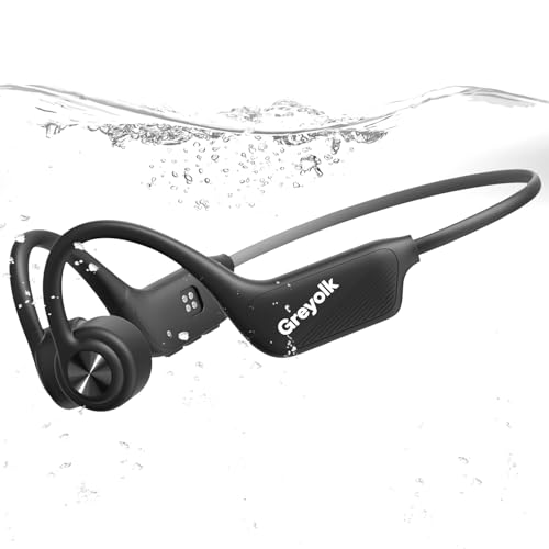 Swimming Headphones,Bone Conduction Headphones Bluetooth 5.4,IP68 Waterproof,32G Memory Sports Headphone,Underwater Headphone with MP3-Player for Swim,Open Earphones for Swimming Running