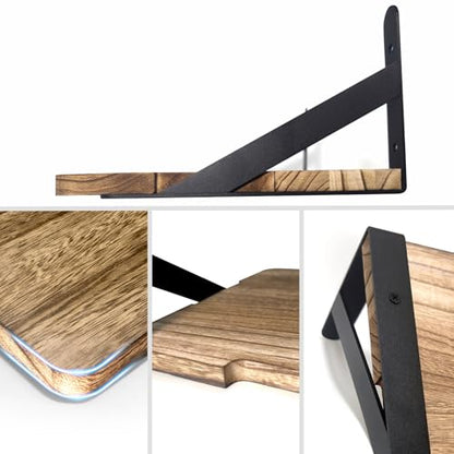 Projector Shelf 15.7"x11" with Cable Cutout, Wall Mount Shelf for Projector