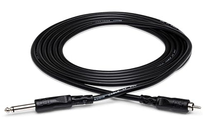 Hosa CPR-105 Interconnect Cable - 1/4-inch TS Male to RCA Male - 5 foot - style: CPR-105 5 ft