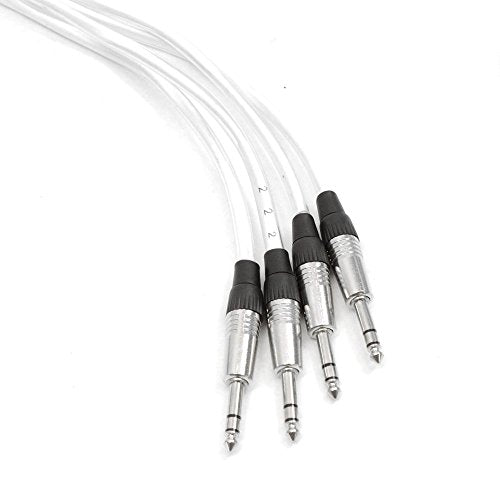 Seismic Audio - SAST-4-8-15 - 4 Channel 1/4" TRS Insert Snake Cable to 8 1/4" TS - 15 Feet - size: 15 Foot - 4 TRS x 8 TS
