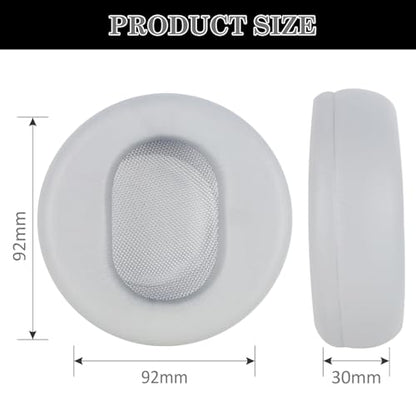 Aiivioll Replacement Ear Pads for Microsoft Surface 1/2 Headphones, Protein Leather Memory Sponge Ear Cushion Compatible Surface 1/2 Headphones, Headphone Accessories Ear Muff Repair Parts (Gray) - color: Gray