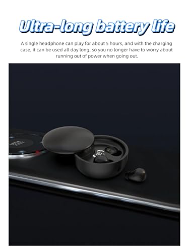 Wireless Earbuds for Sleeping, Beige - color: White