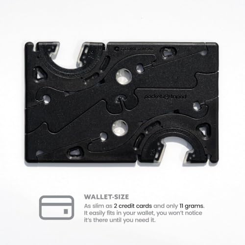 Pocket Tripod PROv2 Universal Kit - Matte Black | Card-Size Stand for iPhone - color: Matte Black