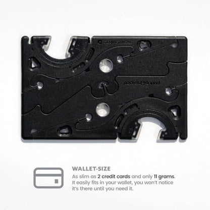 Pocket Tripod PROv2 Universal Kit - Matte Black | Card-Size Stand for iPhone - color: Matte Black
