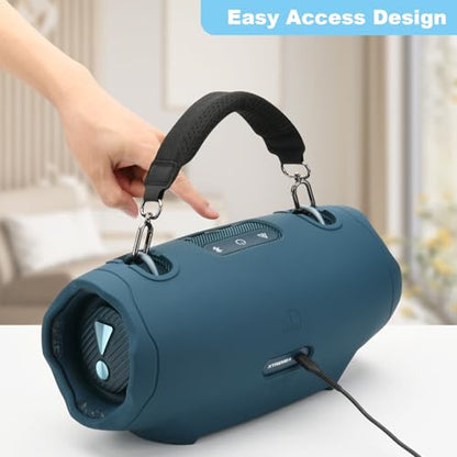 Silicone Case Cover for JBL Xtreme 4 - Portable Speaker, Travel Carrying Protective Cover for Xtreme 4 (Blue) - color: Blue