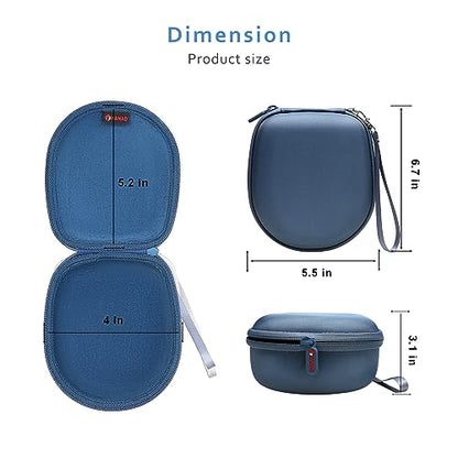 Kids Headphones Case for iClever/Noot/Acer Etc Kid Headphone,Blue,Case Only - color: Blue