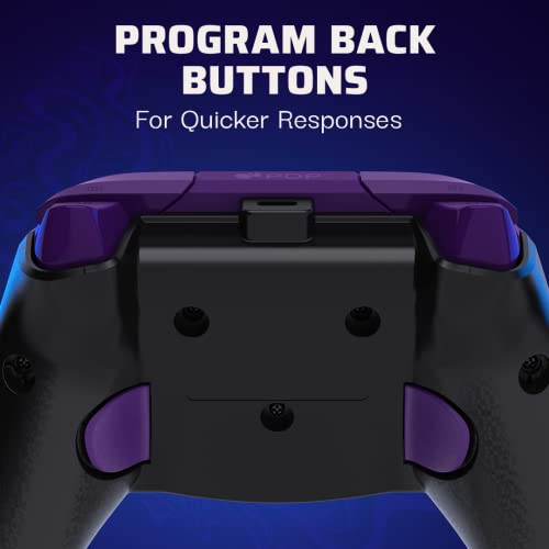 PDP Rematch Enhanced Wired Gaming Controller for Xbox Series X|S & Xbox One - color: Purple Fade, style: Controller