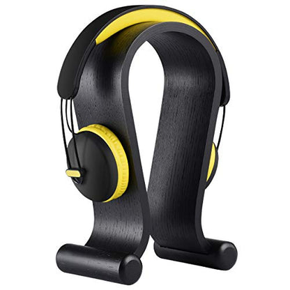Wood Headphone Stand Headset Stand Headphone Holder Universal Gaming Headset Holder - Oak Wood - color: Oak Wood