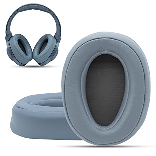 Krone Kalpasmos Replacement Earpads for Sony WH-H900N h.Ear on 2 & Sony MDR-100ABN Headphones, Sony Headphone Cushions, Sony WH H900N earpads with Soft Foam Leather(Moonlight Blue) - color: Moonlight Blue