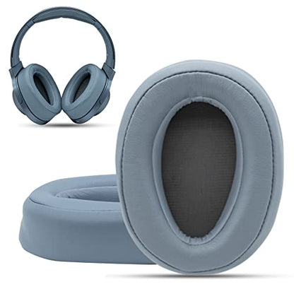 Krone Kalpasmos Replacement Earpads for Sony WH-H900N h.Ear on 2 & Sony MDR-100ABN Headphones, Sony Headphone Cushions, Sony WH H900N earpads with Soft Foam Leather(Moonlight Blue) - color: Moonlight Blue