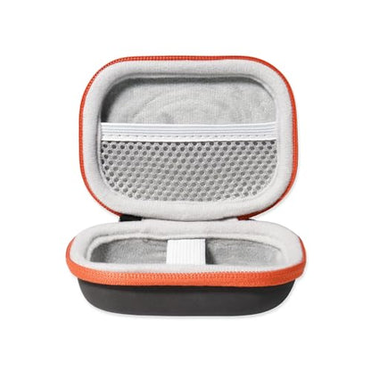 Case for Beats Powerbeats Pro 2 Wireless Bluetooth Earbuds - Noise Cancelling (Black with Orange Zip) - color: Black with Orange zip