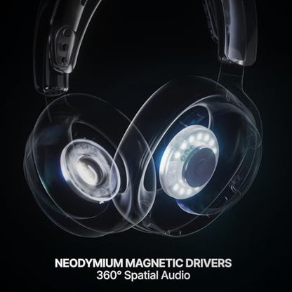 SteelSeries Arctis Nova 7P Wireless Gen 2 Gaming Headset - Real-Time App Control, 50+ HR Play, Neodymium Magnetic Drivers, Mix 2.4GHz/Bluetooth, PS5, PS4, PC, Switch 1/2, Mobile - White - color: White, style: PlayStation | PC