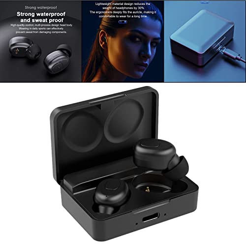 Wireless 5.0 in-Ear Gaming Earbuds Low Latency Gaming Earphones Headset Touch Control W/Mic Waterproof - Pink 56X40X20Mm/Pink/56 * 40 * 20Mm (Black 56 * 40 * 20Mm)