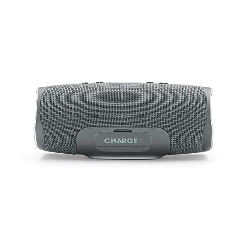 JBL Charge 4 - Waterproof Portable Bluetooth Speaker - Gray | Wireless Bluetooth Streaming, Up to 20 hours of playtime, IPX7 waterproof, JBL Connect, Durable fabric and rugged material - color: Gray