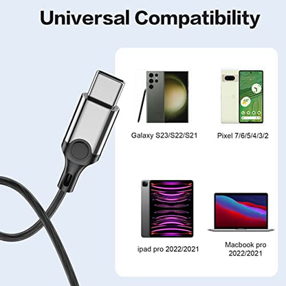 USB C Headphone for Samsung S25 S24 S23 Ultra FE S22 A16 A56 A55, USB C Wired Earbuds Magnetic in-Ear Type C Earphone with Microphone Volume Control Stereo Noise Canceling for iPhone 1716 5 Pro Max