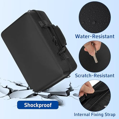 OUUTMEE Hard Shell Carrying Case Compatible with PS5 Slim - size: For PS5 Slim