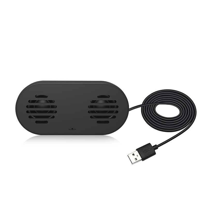 USB Computer Speaker with Built-in Microphone, Mini Soundbar Speaker for Desktop Laptop PC, Plug & Play USB Powered Small Sound Bar,Mini Speaker,360° Surround Sound for Gaming Music Movie - size: H015