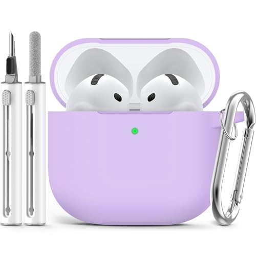 Ljusmicker for AirPods 5/4 Case (2026/2024) with Cleaner Kit,Purple - color: C-Purple