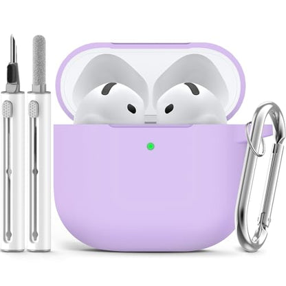 Ljusmicker for AirPods 5/4 Case (2026/2024) with Cleaner Kit,Purple - color: C-Purple