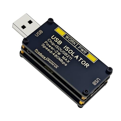 USB 2.0 480Mbps High Speed Isolator | Support 5KVrms Signal and 1.5KV Voltage Isolation,Audio up to 32 Bit 768Khz
