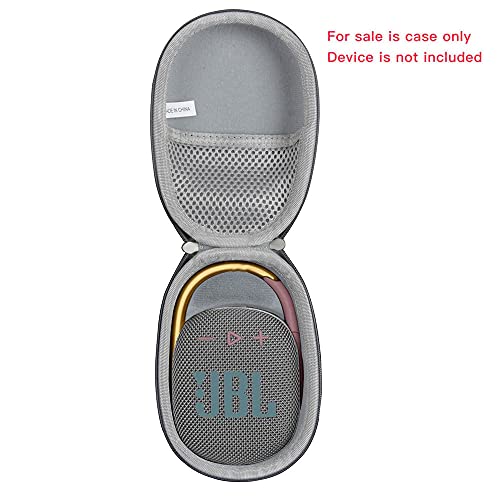 adada Travel Case for JBL Clip 4/JBL Clip 5 - Portable Mini Bluetooth Speaker (Gray) - color: Gray