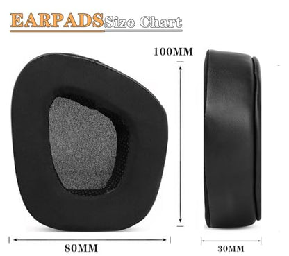 Ear Pads for Corsair Void Pro/Void RGB Elite/Void RGB SE | Gaming Headsets Replacement Cooling-Gel Cushions with Breathable Ice Silk Fabric-Black