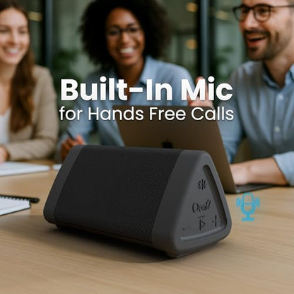OontZ Angle 3 Gen 4 Portable Bluetooth Speaker, 12W, 24-Hour Playtime | Compact 12W Bluetooth speaker with clear sound, 24-hour playtime, 100-ft range, IPX5 waterproof, AUX Input. - color: Black
