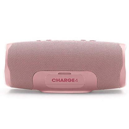 JBL Charge 4 - Portable Bluetooth Speaker - Pink | Wireless Bluetooth Streaming, Up to 20 hours of playtime, IPX7 waterproof, JBL Connect, Durable fabric and rugged material - color: Pink