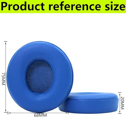 Replacement Ear Pads Compatible with Beats Solo 3.0 Wireless Blue - color: Blue