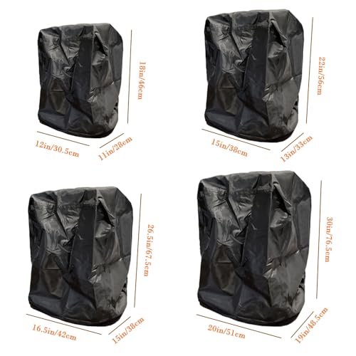 20 Inch Outdoor Powered Speaker Dust Cover Heavy Duty Speakers Protective Cover Waterproof UV Resistant Speaker Cover Fit Wall Mounted Speakers - Full Protection (20x19x30 Inch) - size: 20x19x30 Inch